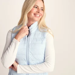 Gibson Womens Insulated Padded Gilet - Ice Blue