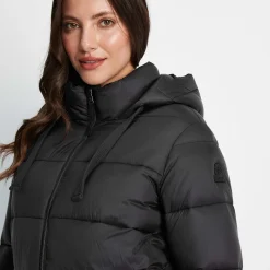 Gilly Womens Short Padded Jacket - Black