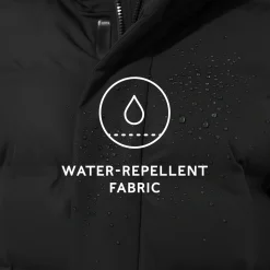 Glaston Womens Shower Resistant Insulated Parka - Black