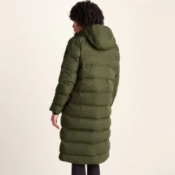 Glaston Womens Shower Resistant Insulated Parka - Dark Green