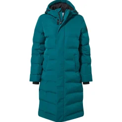 Glaston Womens Shower Resistant Insulated Parka - Deep Teal