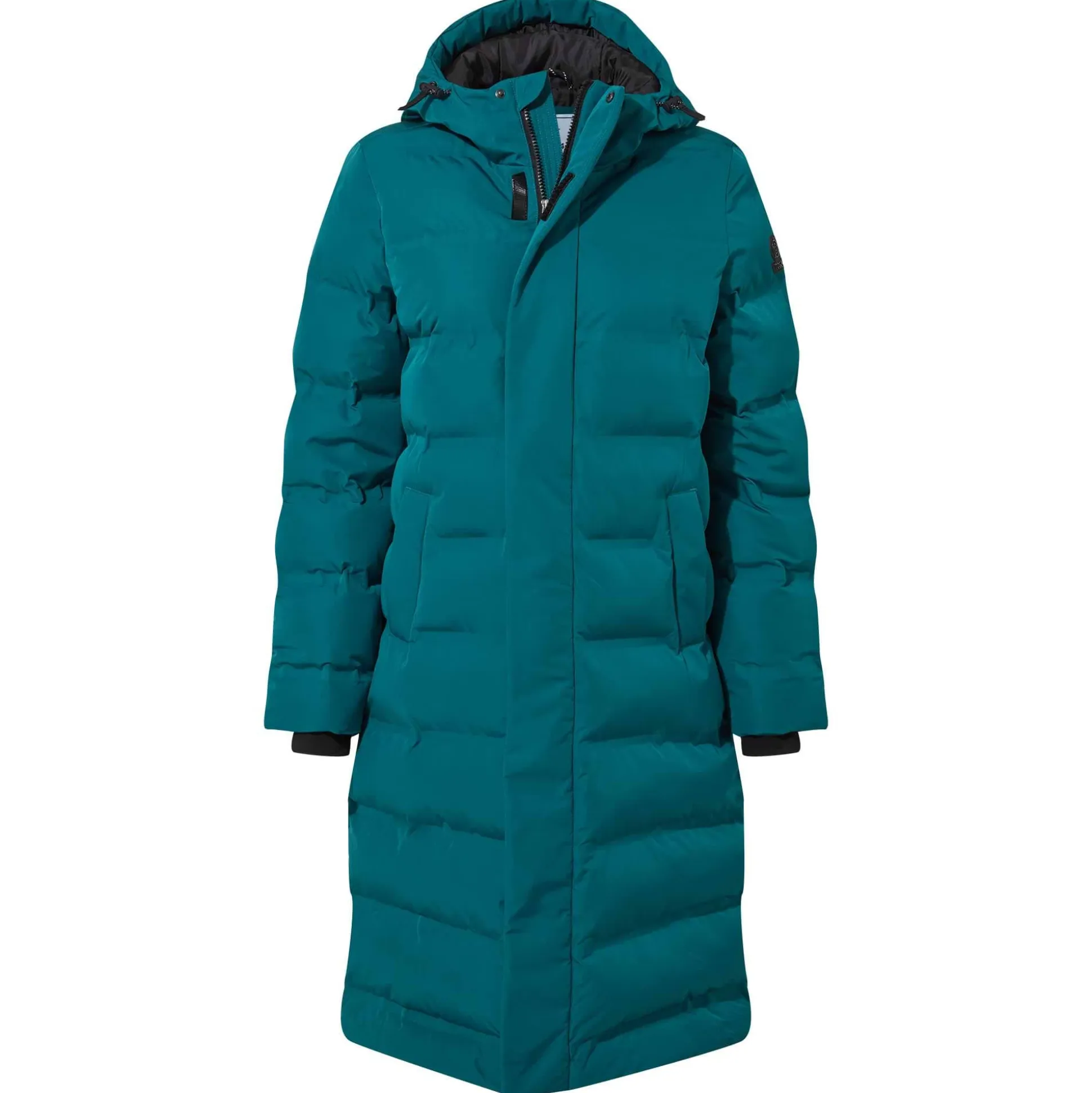 Glaston Womens Shower Resistant Insulated Parka - Deep Teal