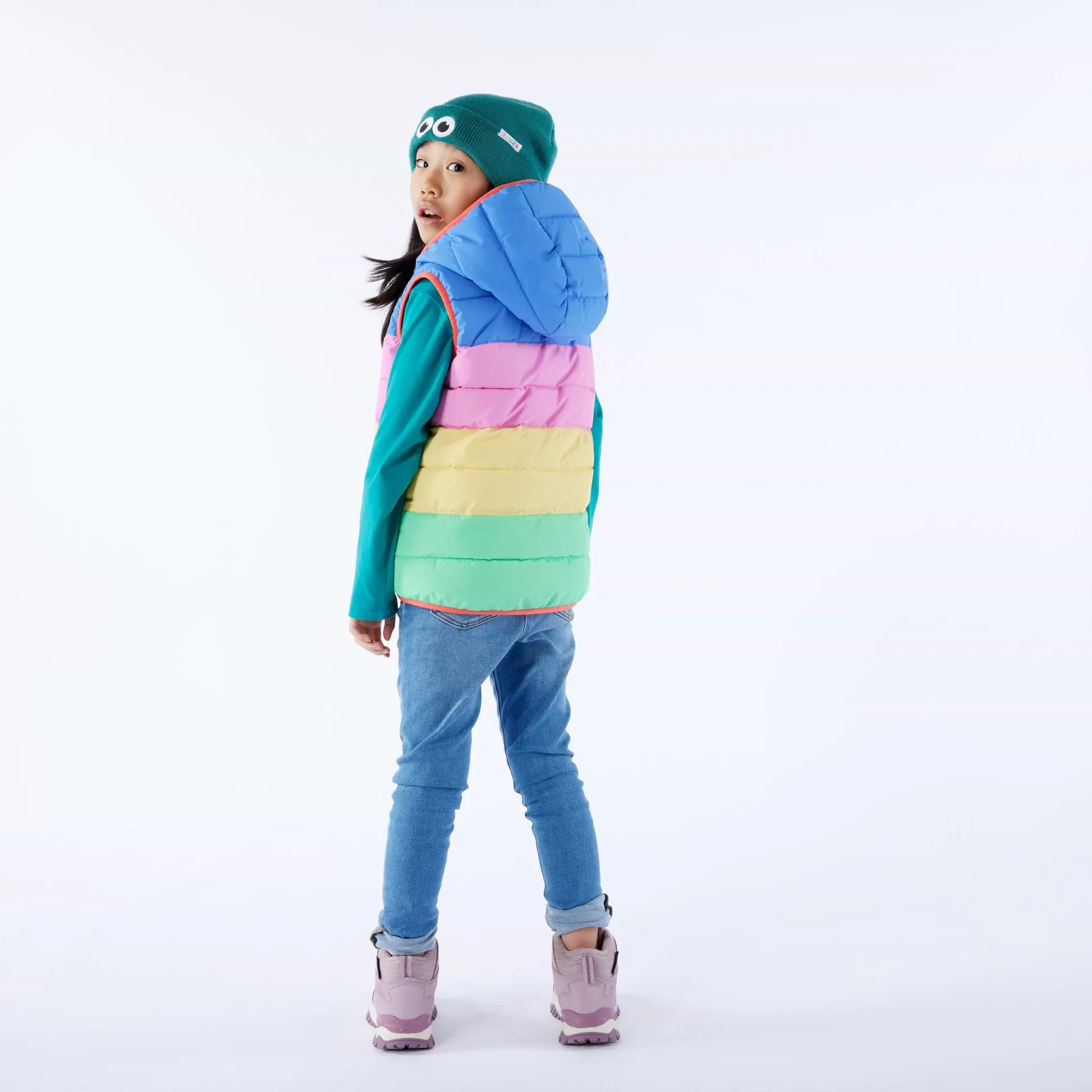Gotland Kids Shaun the Sheep Gilet - Blueberry