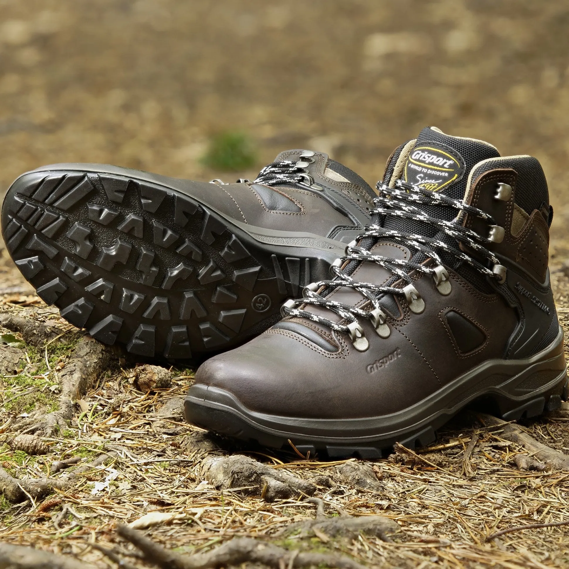 Grisport Apex Leather Walking Boot - Brown