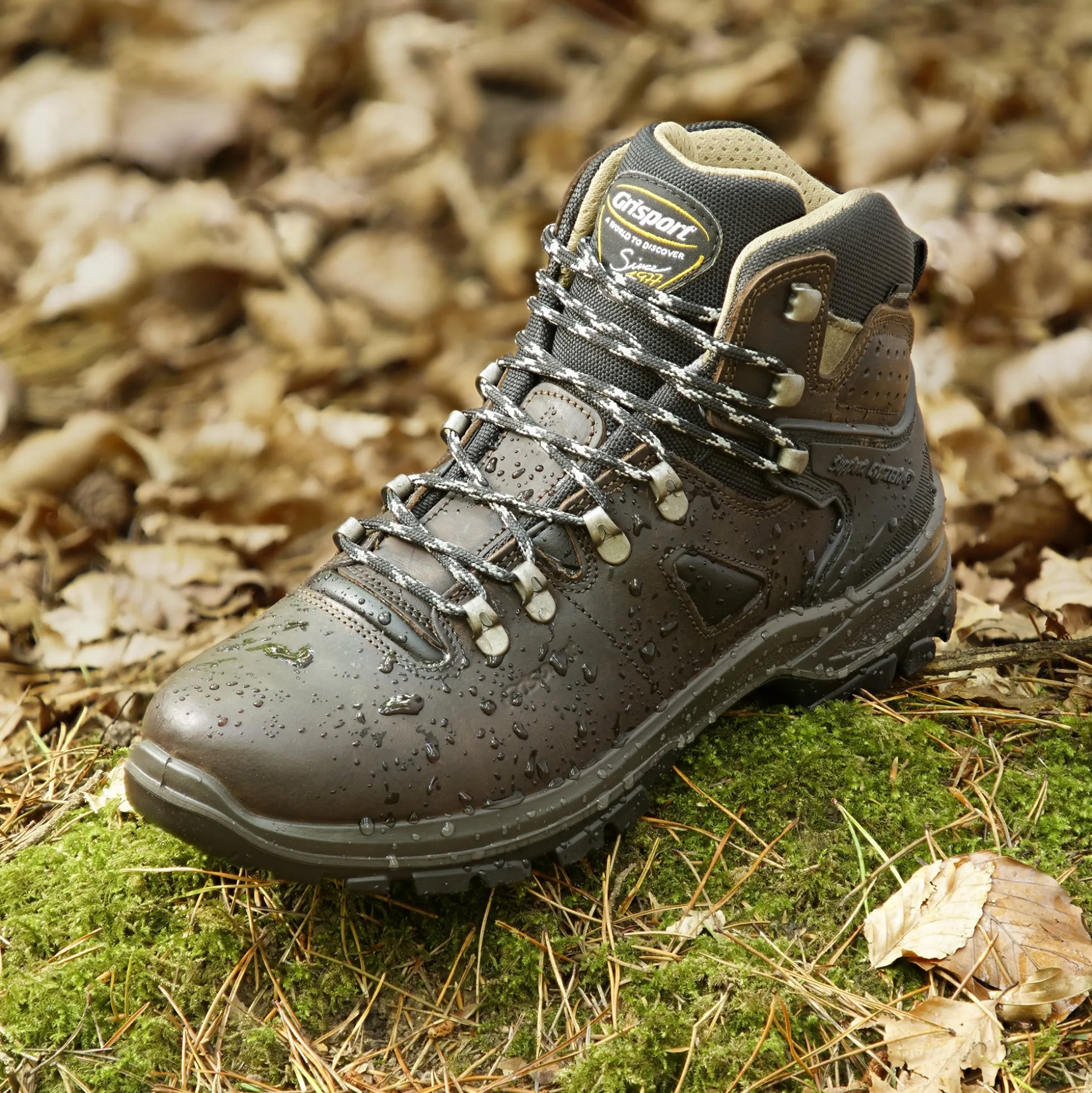 Grisport Apex Leather Walking Boot - Brown