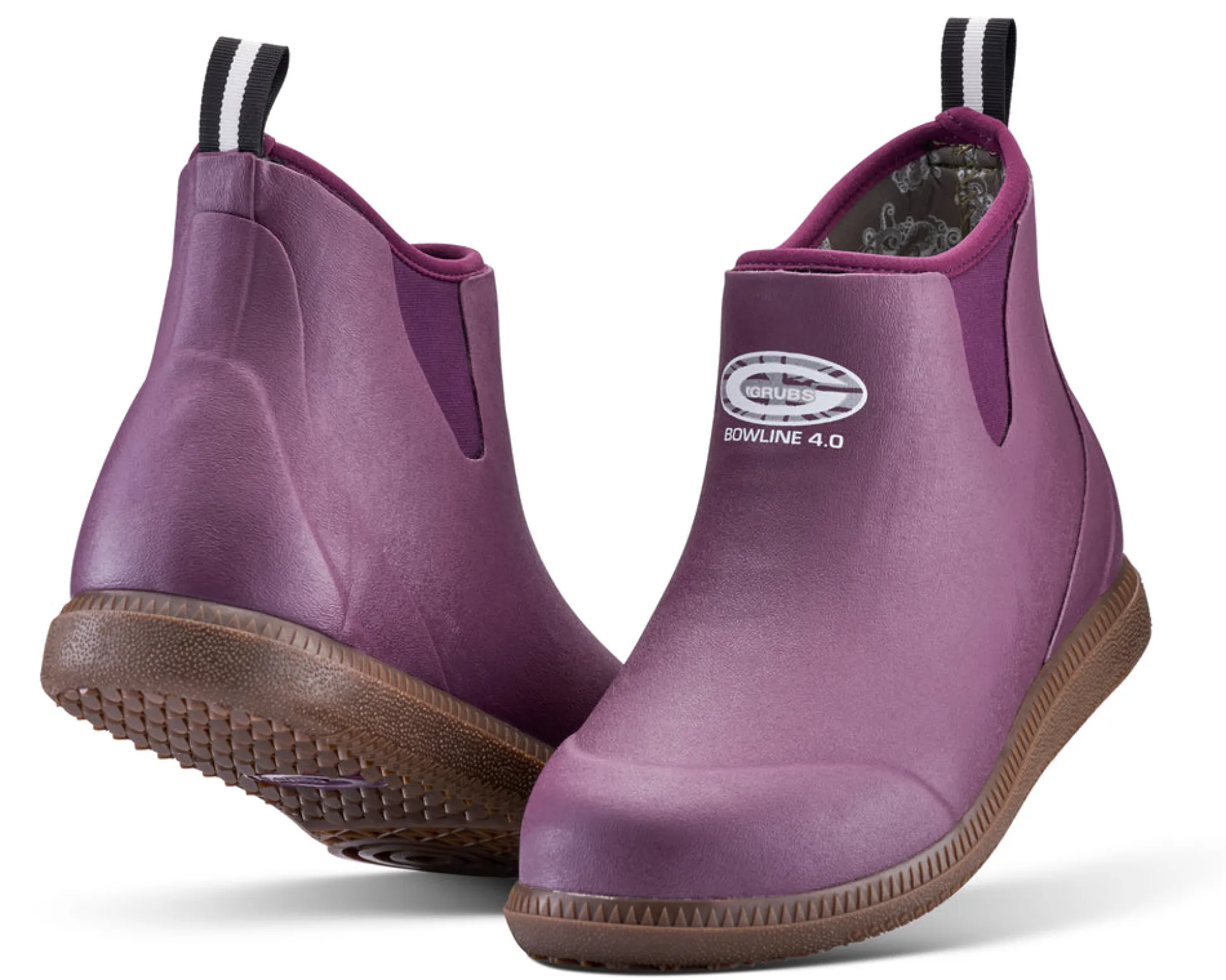 Grubs Boots Bowline Womens Ankle Wellington - Violet