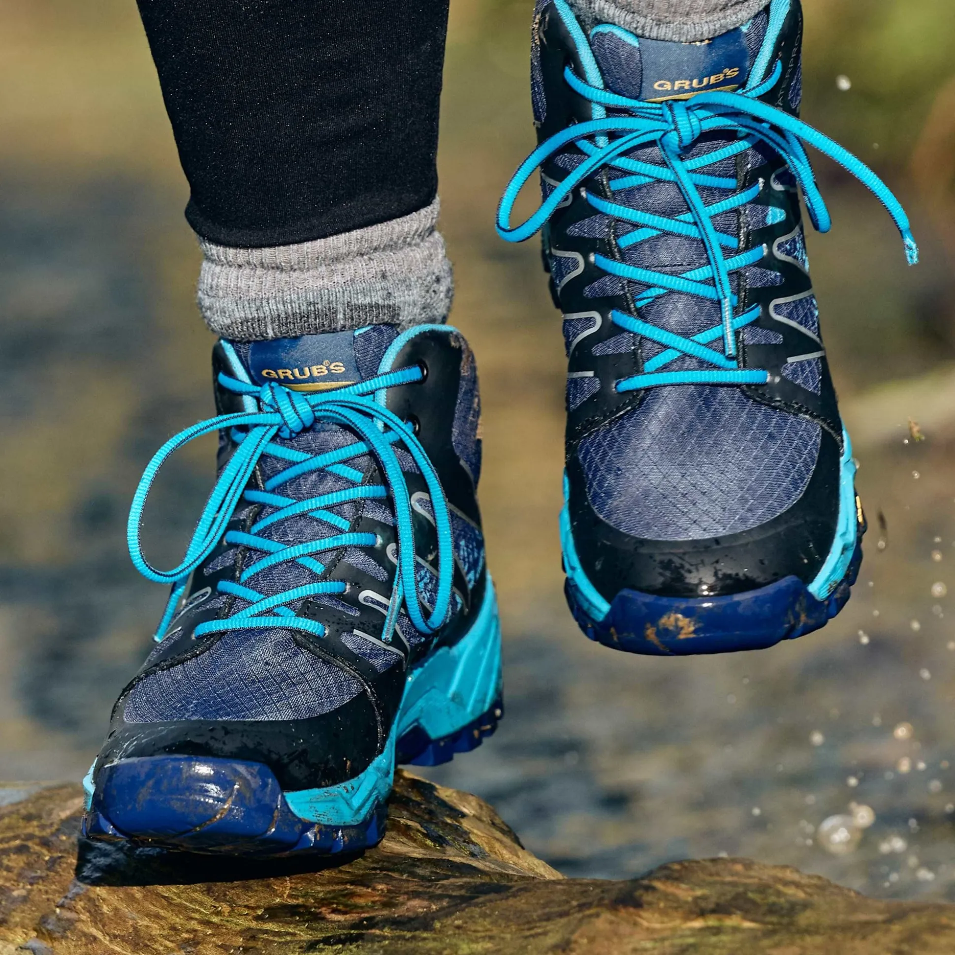 Grubs Boots Explore Unisex Walking Boots - Blue