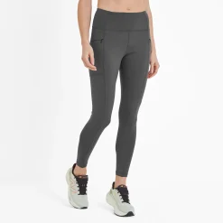Haller Womens Performance Leggings - Dark Grey Marl