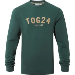 Hawnby Mens Cotton Blend Sweat - Racing Green