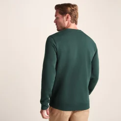 Hawnby Mens Cotton Blend Sweat - Racing Green