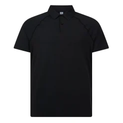 Hector Mens Performance Polo Shirt - Black