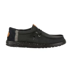 HEYDUDE Wally Elevated Basics Mens Shoes - Black