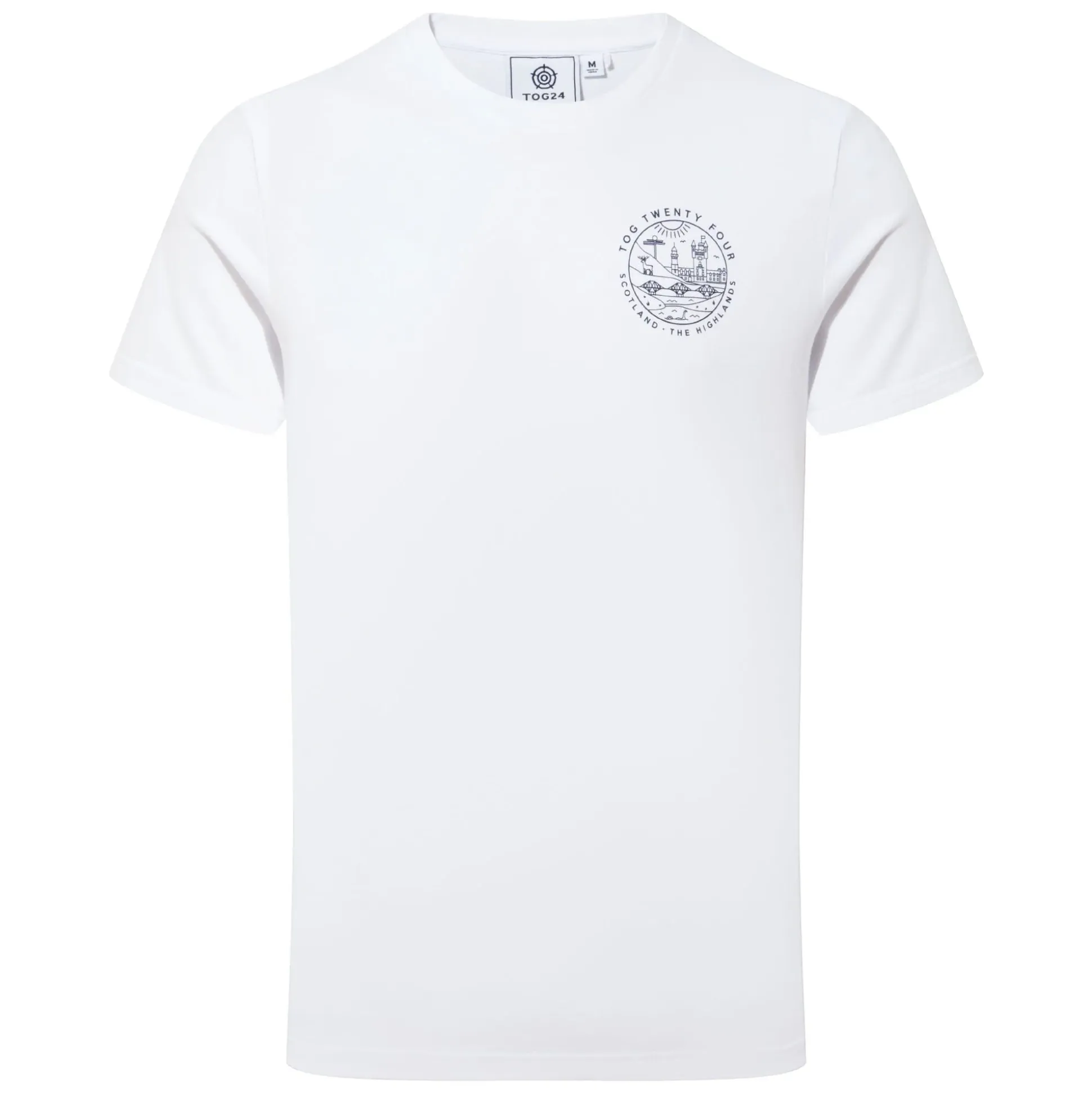 Highland Mens T-Shirt - Optic White
