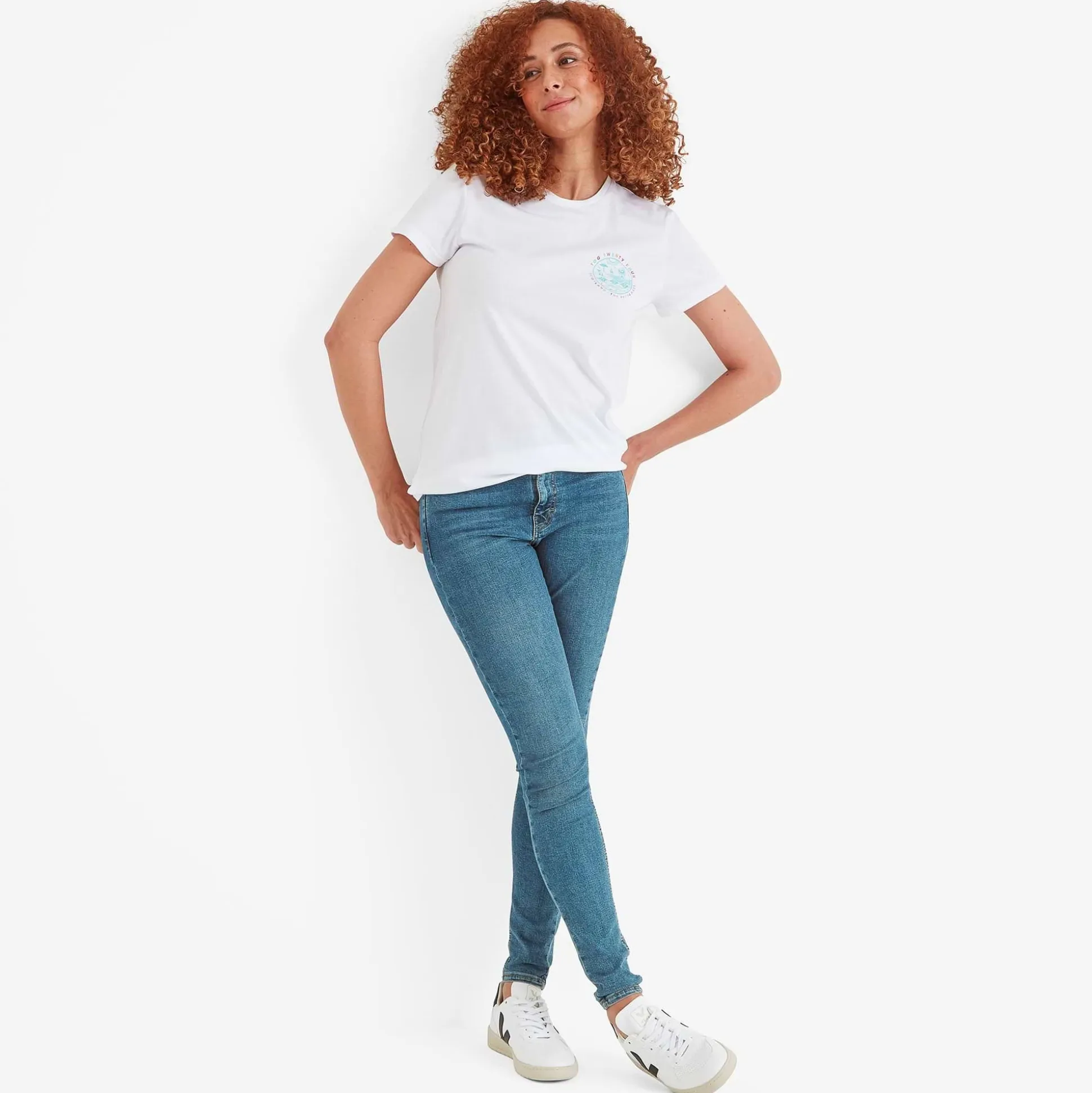 Highland Womens T-Shirt - Optic White