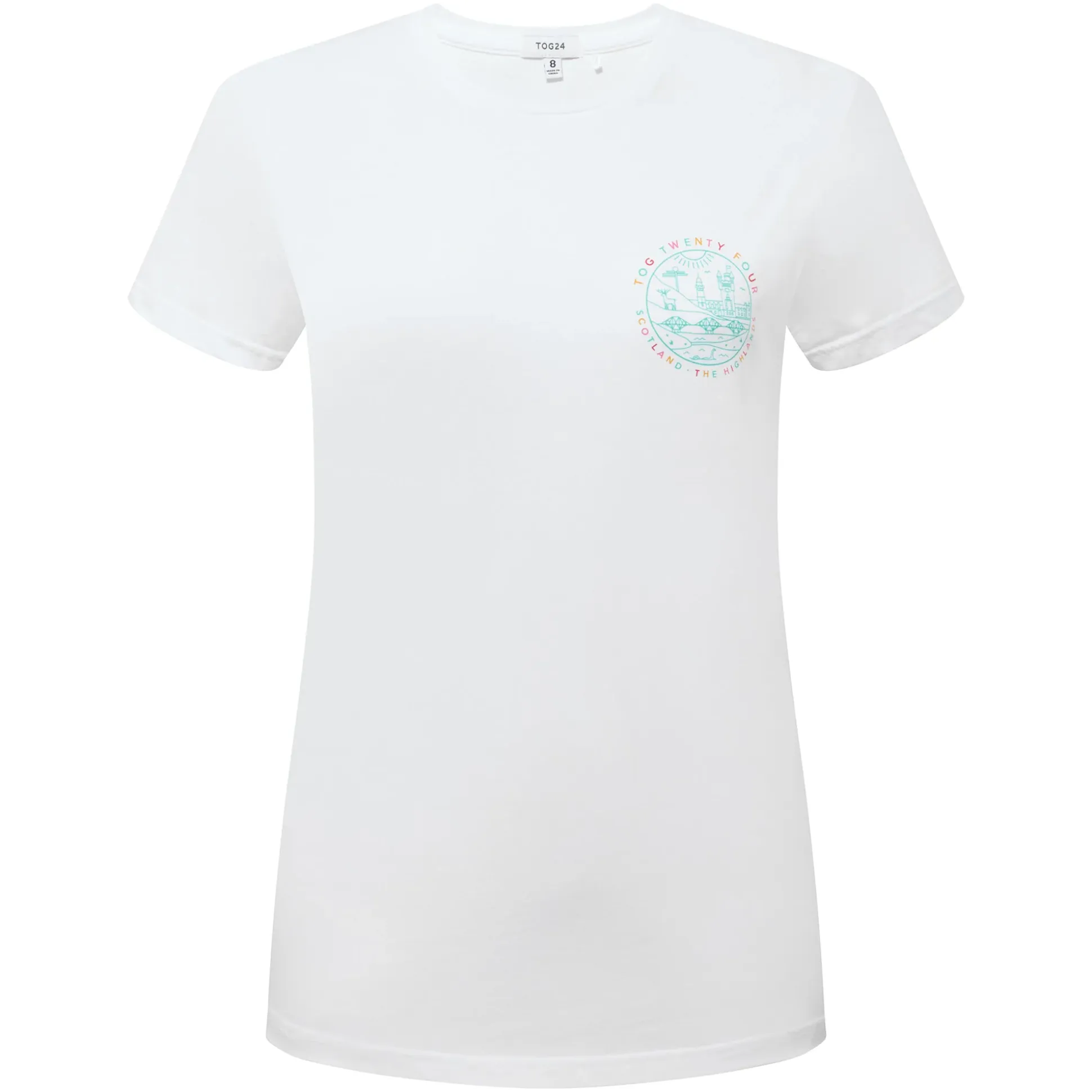 Highland Womens T-Shirt - Optic White