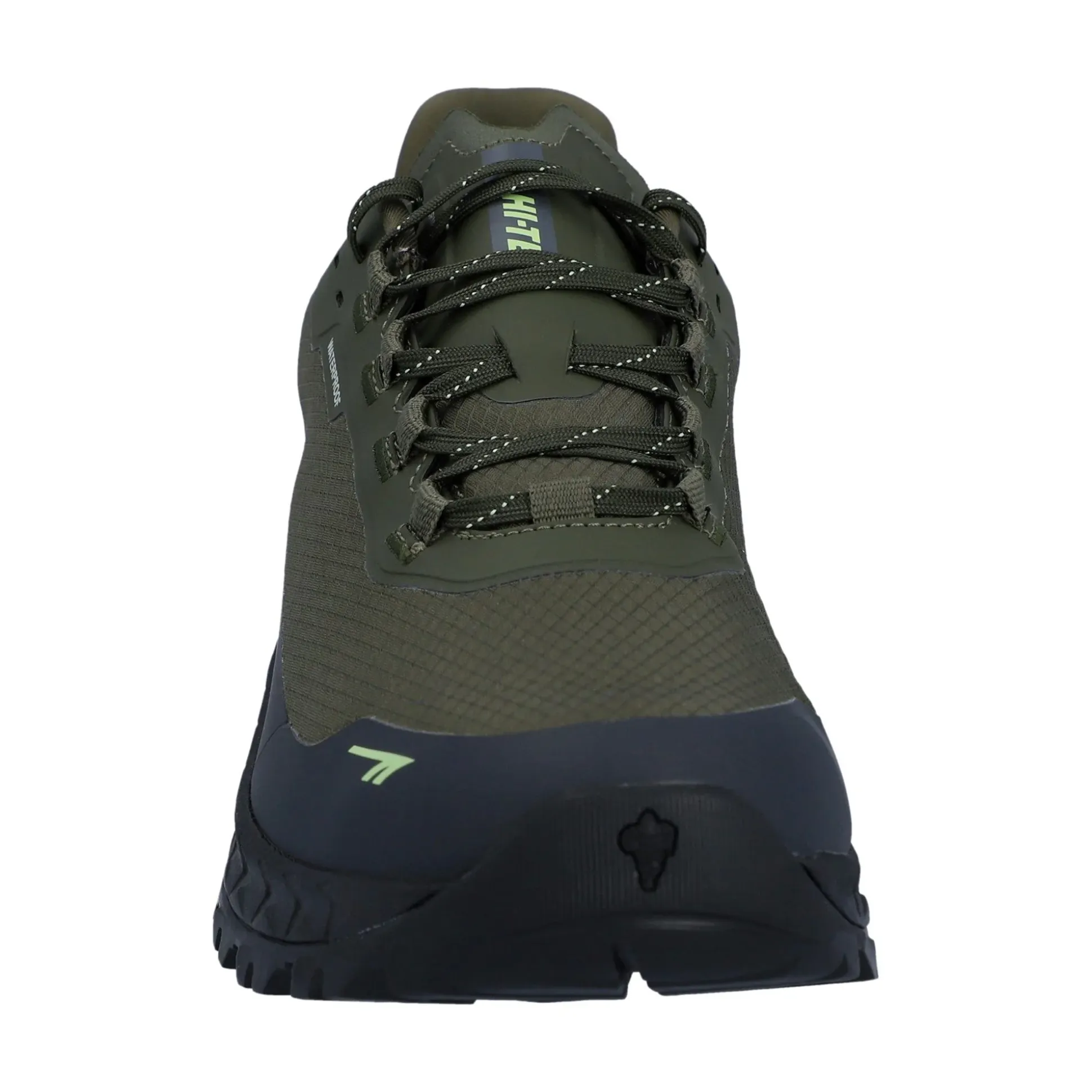 Hi-Tec ALTITUDE LITE WP Mens Shoe - Olive Night/Charcoal Grey/Lime