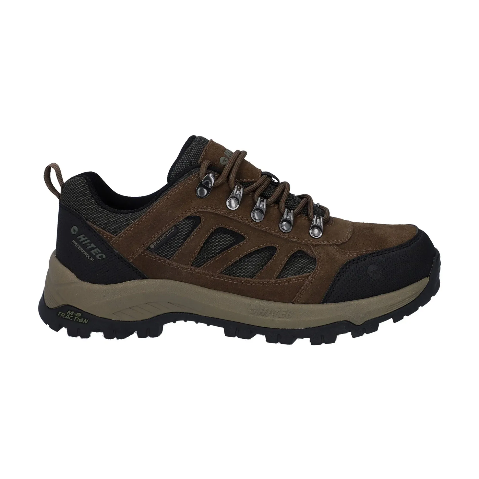 Hi-Tec Bandera Expedition Low Mens Hiker - Smokey Brown/Khaki