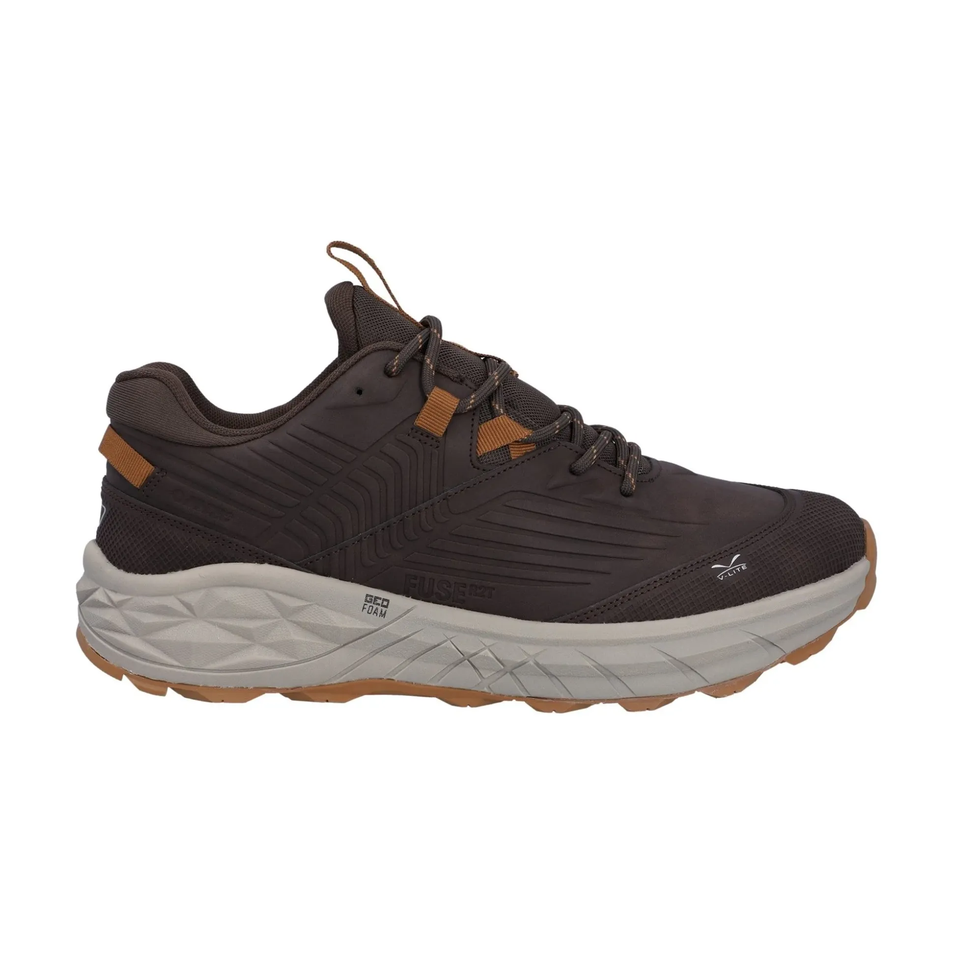 Hi-Tec Fuse Trek Mens Hiking Shoe - Chocolate Brown/Timber Wolf