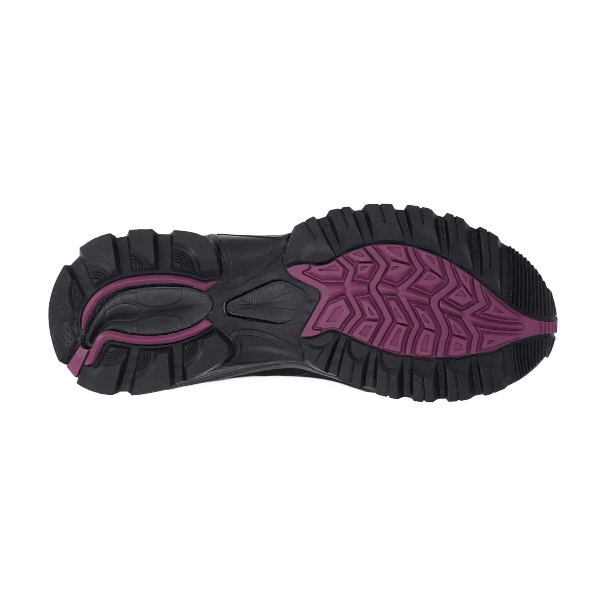 Hi-Tec Jackdaw Mid Womens Waterproof Boots - Black/Burgundy