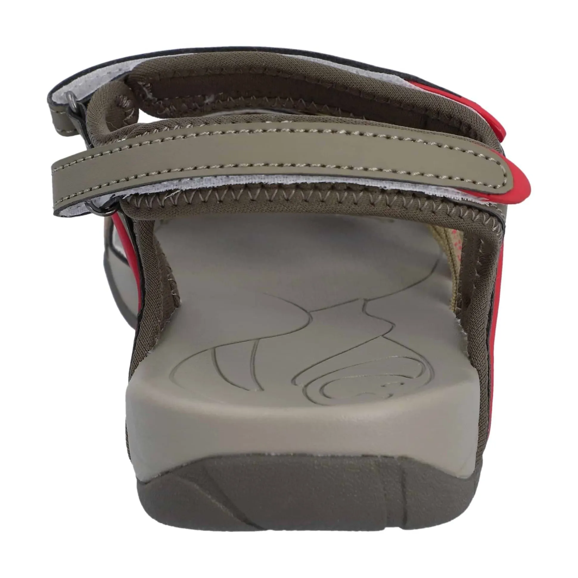 Hi-Tec Savanna II Womens Sandal - Lt Taupe/Olive/Sunset Coral
