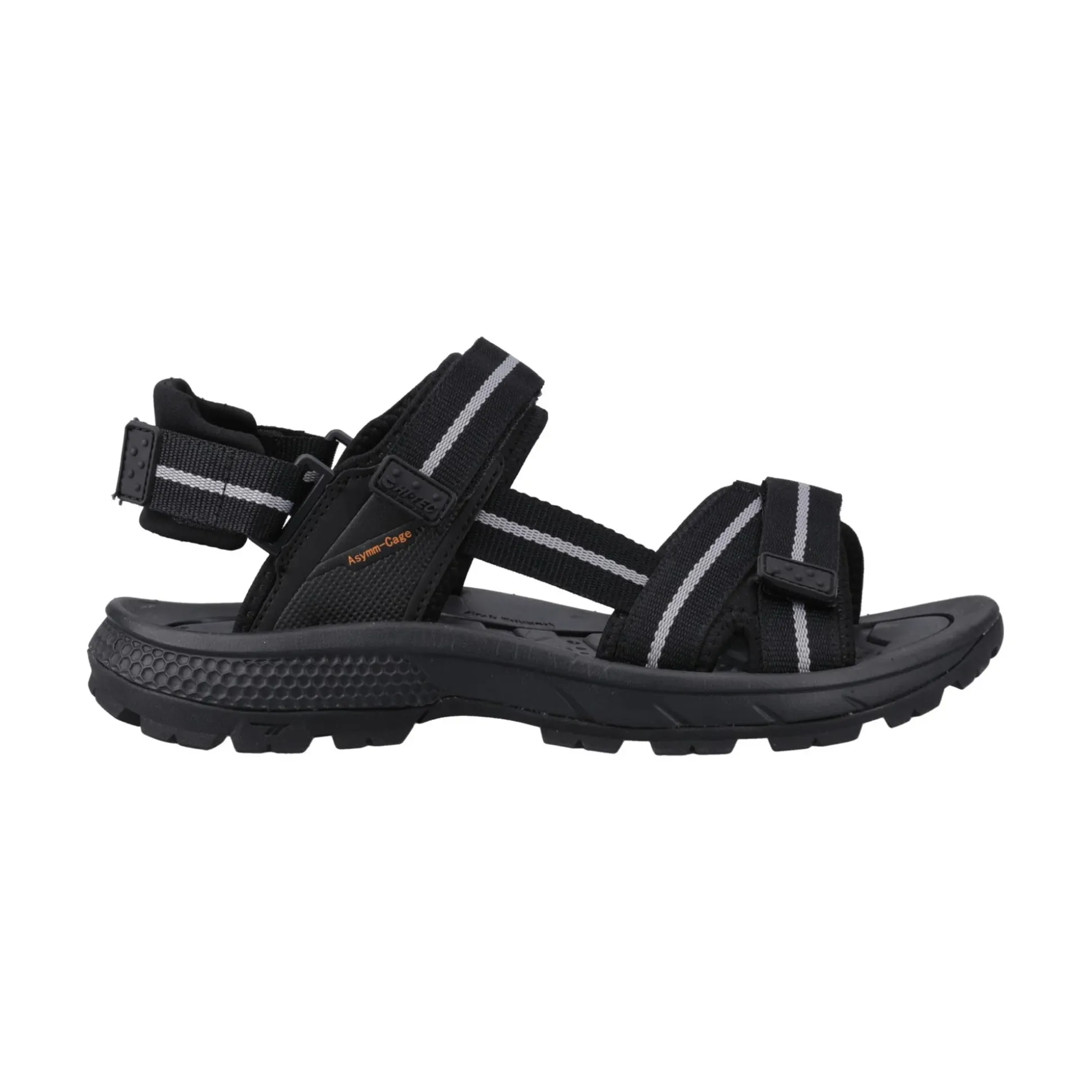 Hi-Tec Sierra Mens Sandal - Black/Grey/Orange