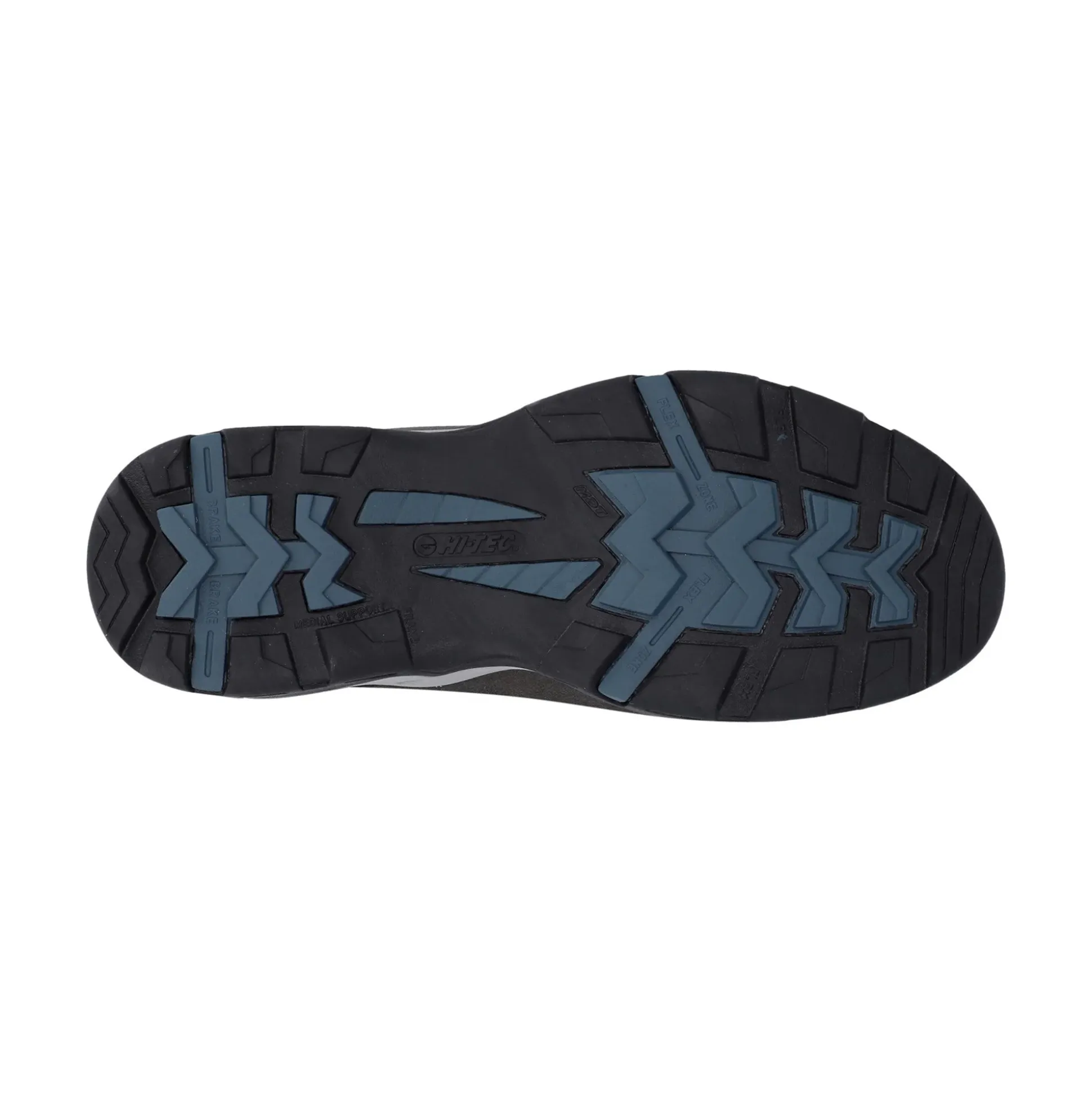 Hi-Tec Storm Wide Mens Boot - Charcoal/Grey/Majolica Blue