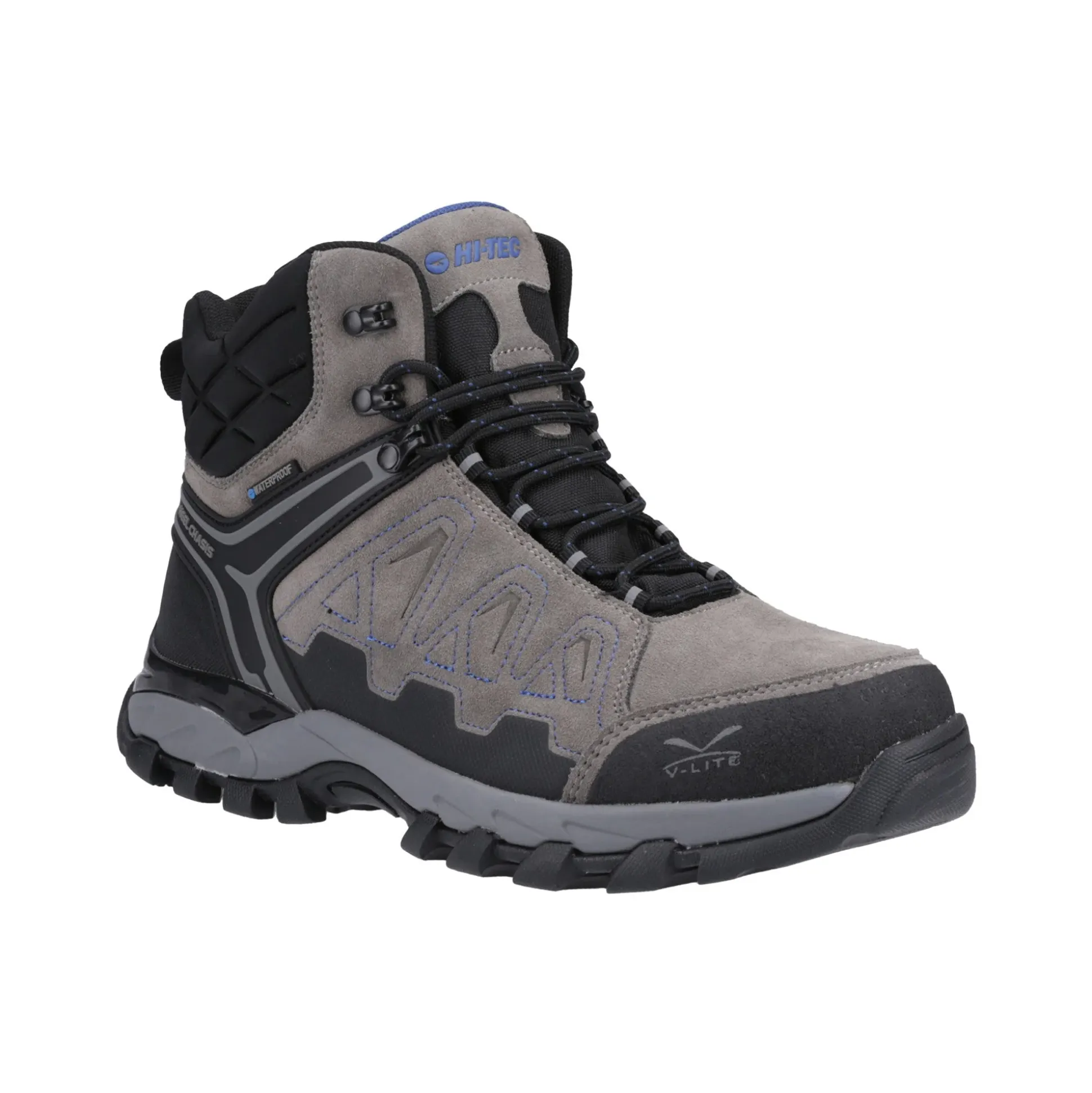 Hi-Tec V-Lite Explorer WP Womens Hiking Boots - Grey/Fuchsia