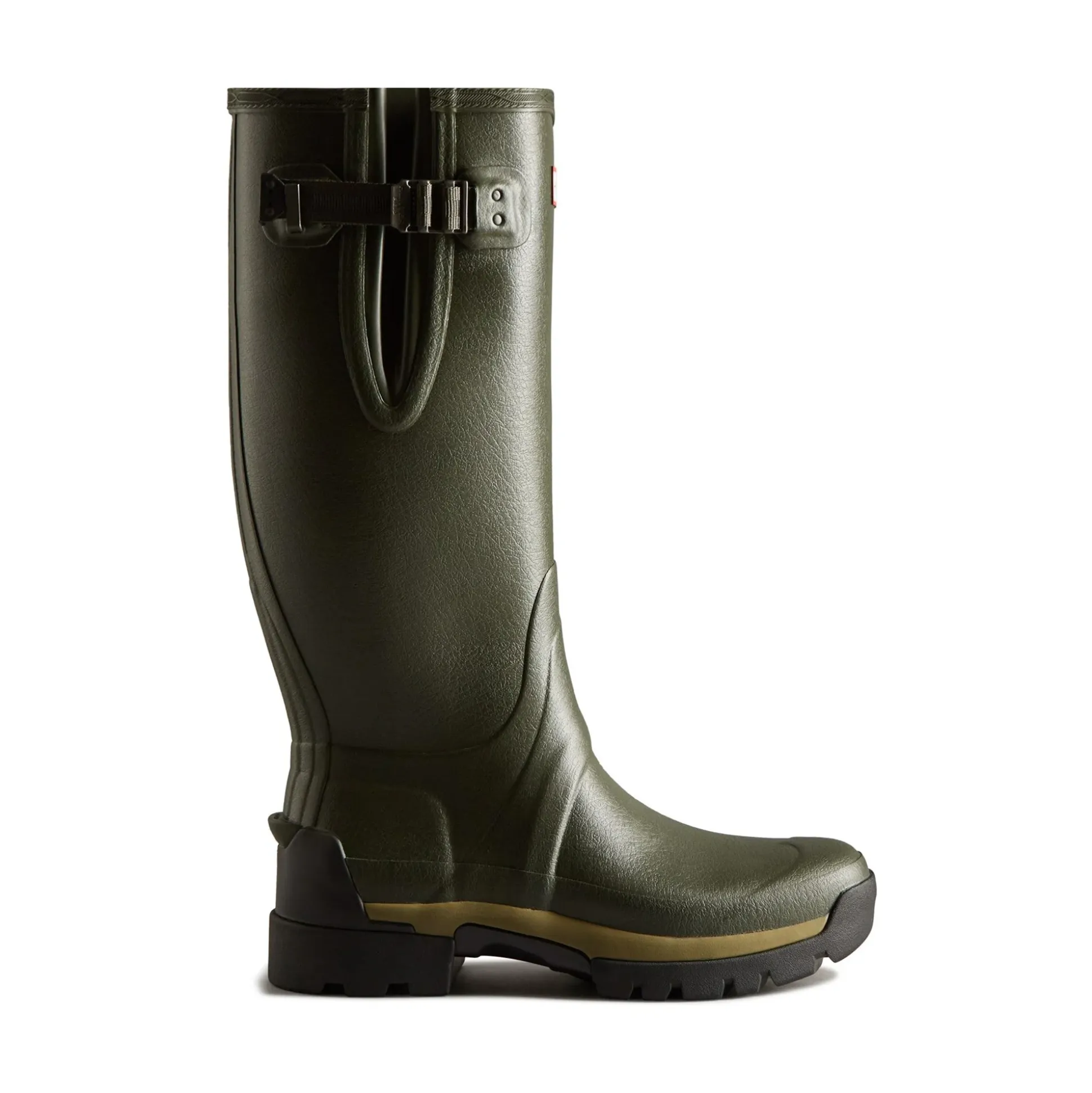 Hunter Balmoral Adjustable Mens Wellington - Dark Olive