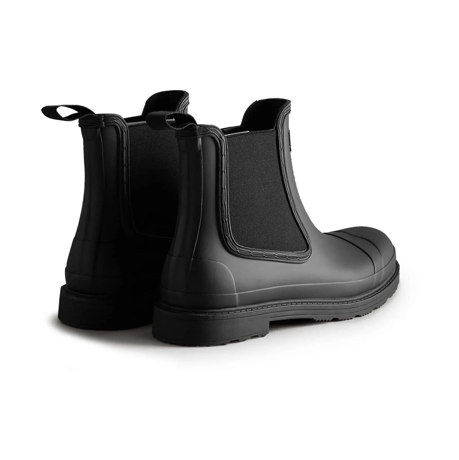 Hunter Commando Mens Chelsea Boots - Black