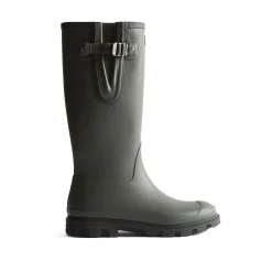 Hunter Field Downpour Adjustable Boot Mens - Dark Olive/Black