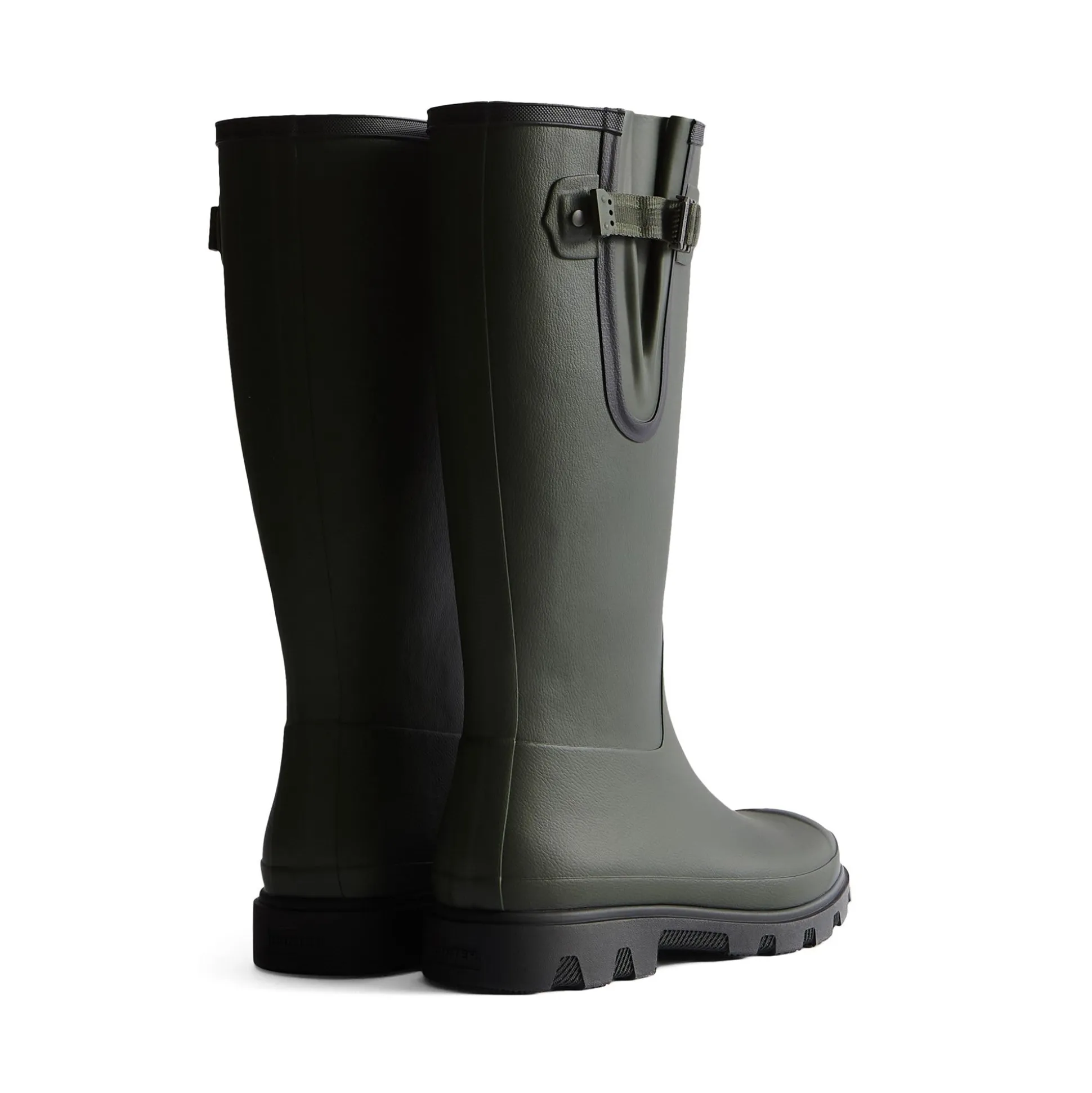 Hunter Field Downpour Adjustable Boot Womens - Dark Olive