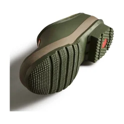 Hunter Gardener Mens Clogs - Dark Olive/Clay