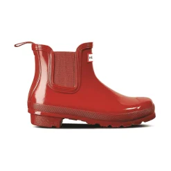 Hunter Original Chelsea Gloss Boot Womens - Military Red