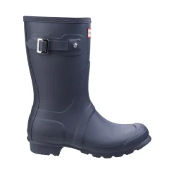 Hunter Original Short Womens Wellington Boots - Navy