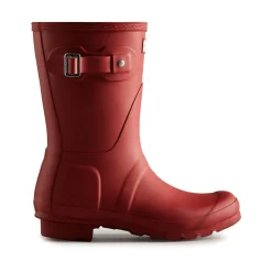 Hunter Original Short Womens Wellington Boots - Red