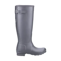 Hunter Original Tall Back Adjustable Womens Wellington Boots - Black