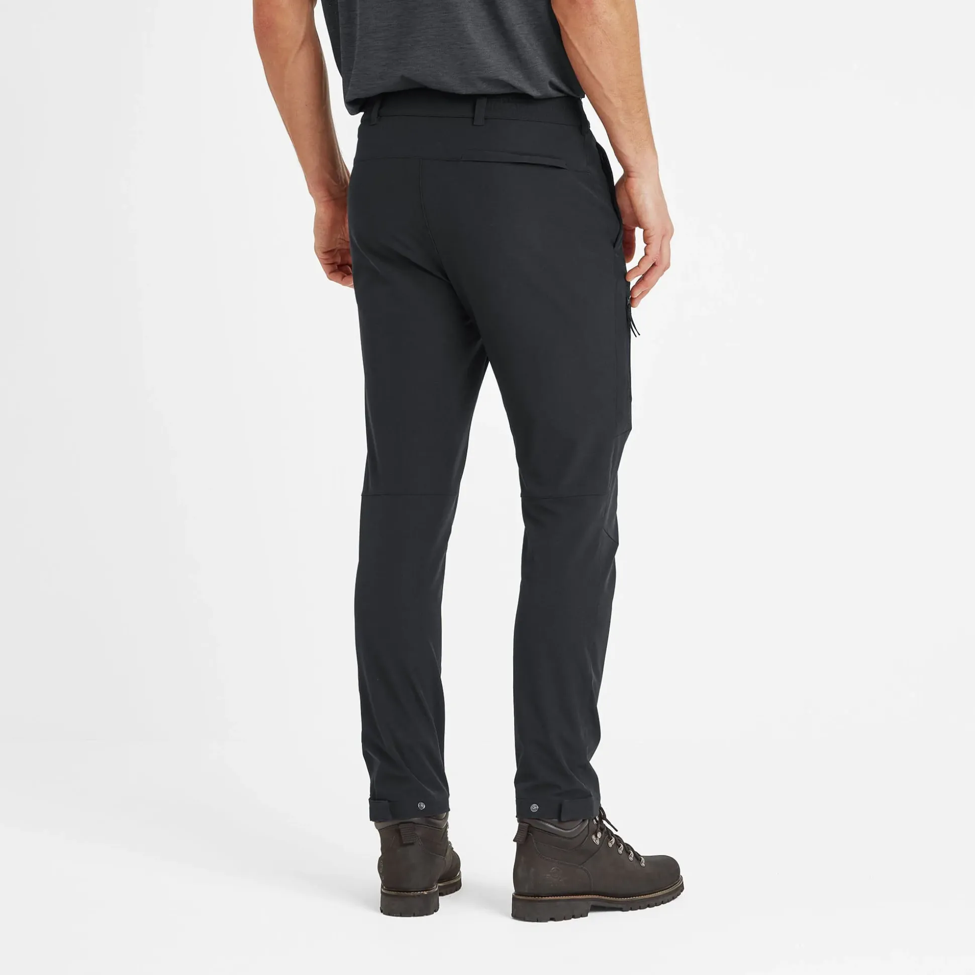 Hurstead Mens Softshell Walking Trousers Regular - Black
