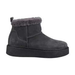 Hush Puppies Becca Ankle Boots Womens - Charcoal