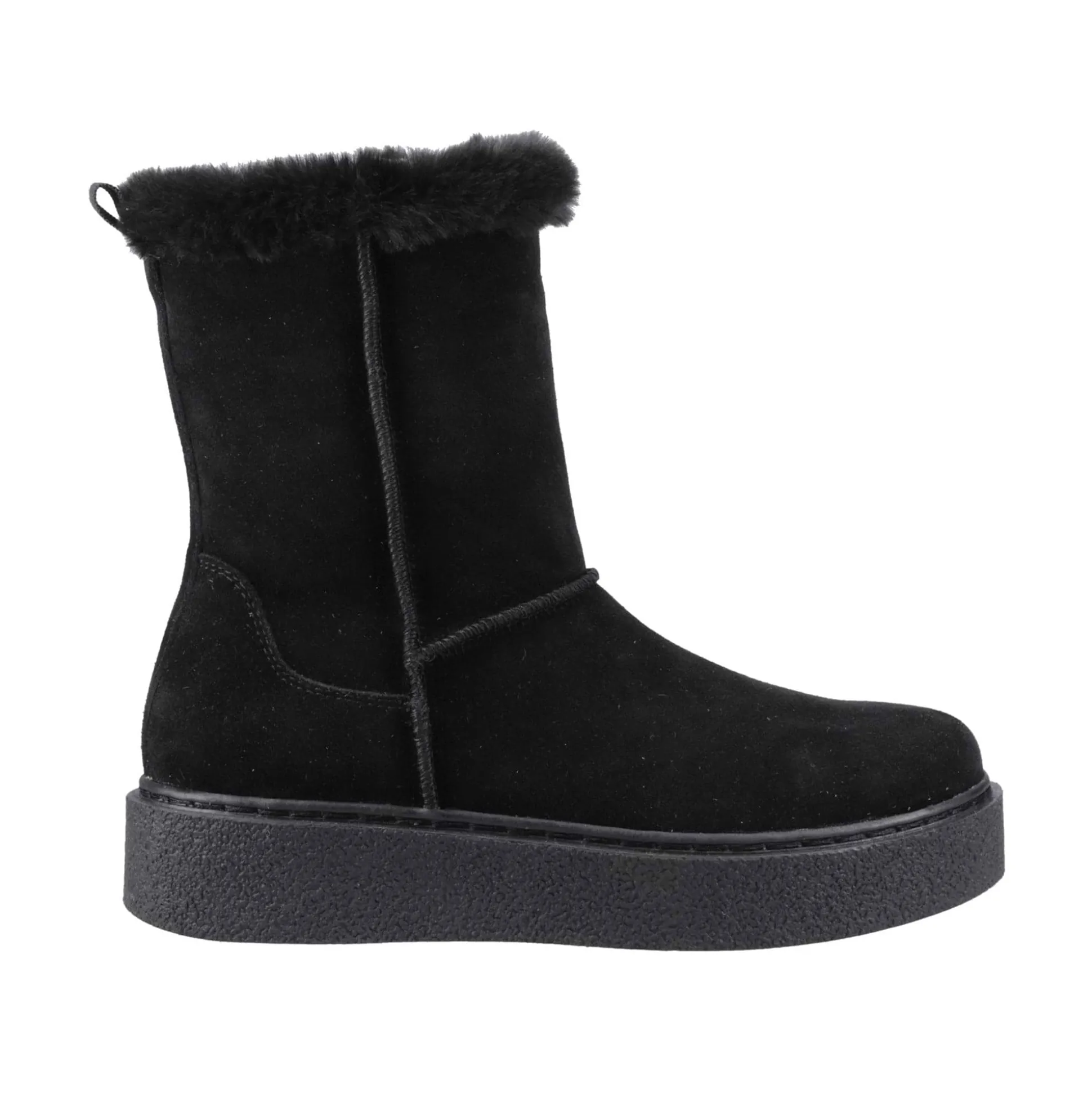 Hush Puppies Becca Mid Boot Womens - Black