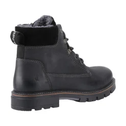 Hush Puppies Pier Shearling Lace Boot Mens - Black