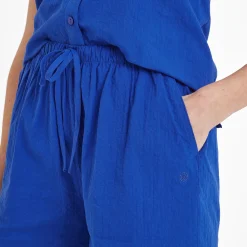 Jasmine Womens 100% Cotton Shorts - Ultramarine Blue