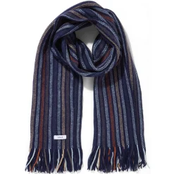 Jenkin Knitted Scarf - Multi Col Stripe