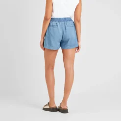 Jessica Womens Tencel Lyocel Shorts - Faded Indigo