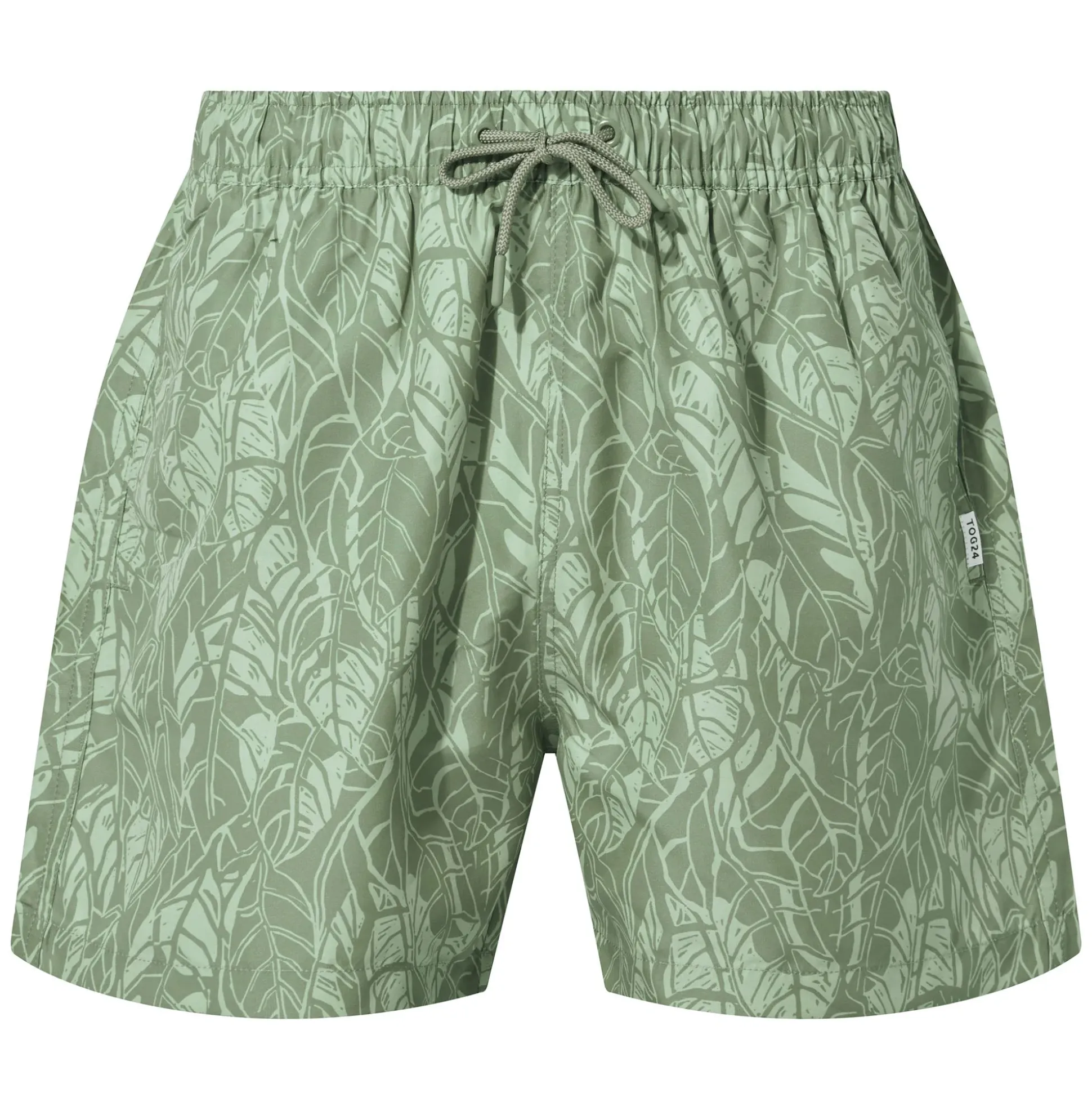 Kai Mens Swimshorts - Pistachio Palm Print