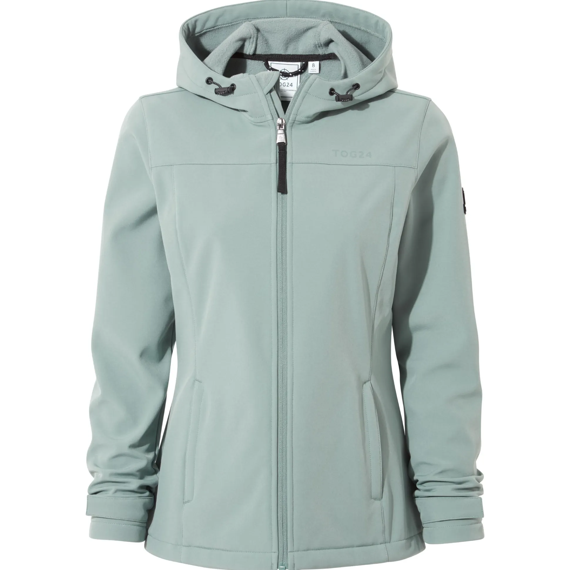 Keld Womens Shower Resistant Hooded Softshell Jacket - Smokey Teal