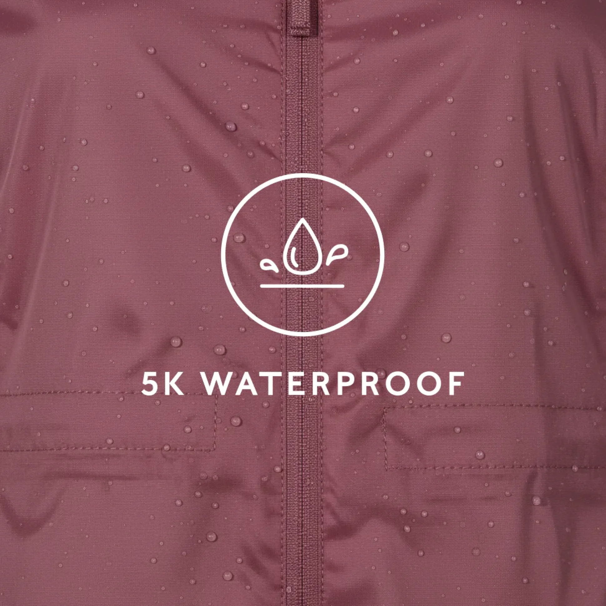 Kilnsey Womens Waterproof Jacket - Black Raspberry