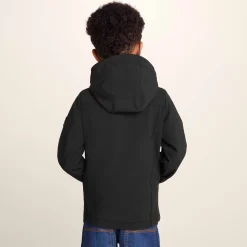 Koroma Kids Softshell Hooded Jacket - Black