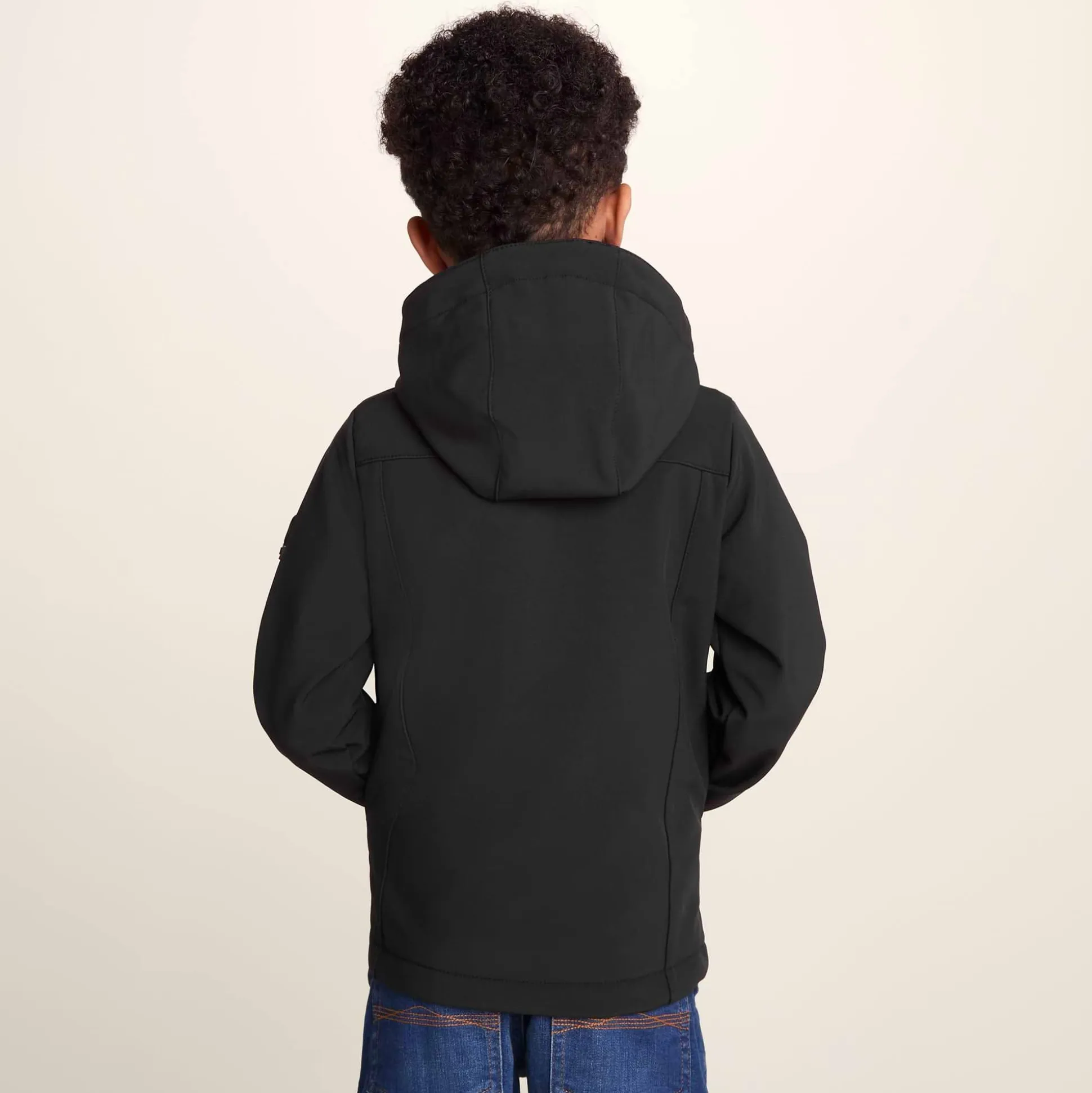 Koroma Kids Softshell Hooded Jacket - Black
