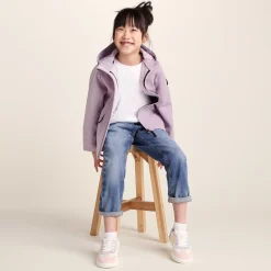 Koroma Kids Softshell Hooded Jacket - Lavender Grey