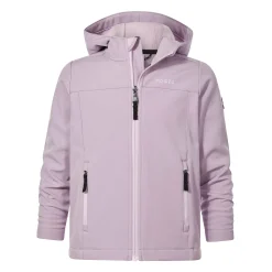 Koroma Kids Softshell Hooded Jacket - Lavender Grey